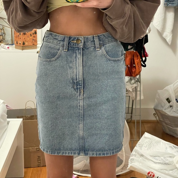 American Apparel Jean Skirt - Picture 4 of 4